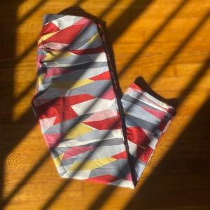 SATVA multi color capri leggings